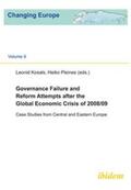 Kosals / Pleines / Fischer |  Governance Failure and Reform Attempts after the Global Economic Crisis of 2008/09 | Buch |  Sack Fachmedien