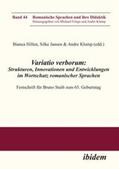 Klump / Jansen / Hillen |  Variatio verborum | Buch |  Sack Fachmedien