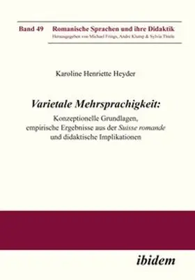 Henriette Heyder | Varietale Mehrsprachigkeit | Buch | 978-3-8382-0618-9 | www.sack.de