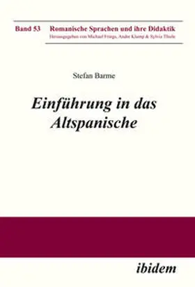 Barme |  Einführung in das Altspanische | Buch |  Sack Fachmedien