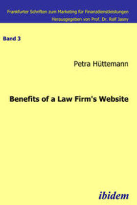 Hüttemann | Benefits of a law firm's website | E-Book | sack.de