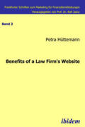 Hüttemann |  Benefits of a law firm's website | eBook | Sack Fachmedien