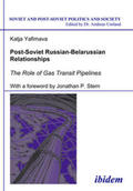 Yafimava |  Post-Soviet Russian-Belarussian Relationships | eBook | Sack Fachmedien
