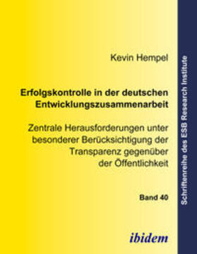 Hempel | Erfolgskontrolle in der deutschen Entwicklungszusammenarbeit | E-Book | sack.de