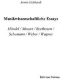 Gebhardt |  Musikwissenschaftliche Essays | eBook | Sack Fachmedien