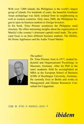Priester |  An Analysis of the Philippine Retail Structure | eBook | Sack Fachmedien