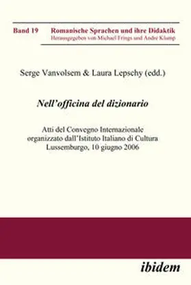 Vanvolsem / Lepschy |  Nell’Officina del Dizionario | eBook | Sack Fachmedien