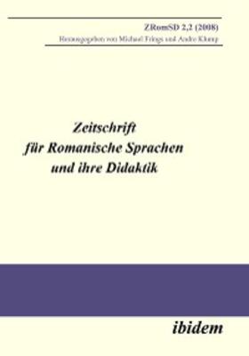 Frings / Klump |  Zeitschrift für Romanische Sprachen und ihre Didaktik | eBook | Sack Fachmedien