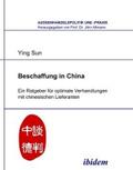 Sun |  Beschaffung in China | eBook | Sack Fachmedien