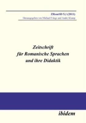 Frings / Klump |  Zeitschrift für Romanische Sprachen und ihre Didaktik | eBook | Sack Fachmedien