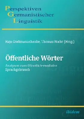 Diekmannshenke / Niehr |  Öffentliche Wörter | eBook | Sack Fachmedien
