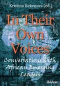 Bekenova |  In Their Own Voices: Conversations with African Emerging Leaders | eBook | Sack Fachmedien