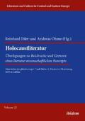Ibler / Ohme |  Holocaustliteratur: Überlegungen zu Reichweite und Grenzen eines literaturwissenschaftlichen Konzepts | eBook | Sack Fachmedien