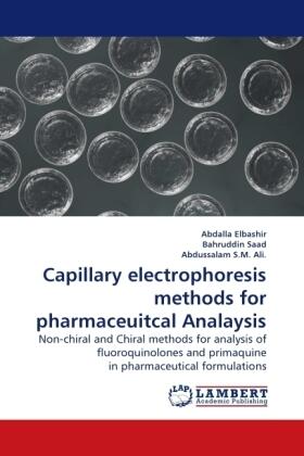 Elbashir / Saad / S. M. Ali. |  Capillary electrophoresis methods for pharmaceuitcal Analaysis | Buch |  Sack Fachmedien
