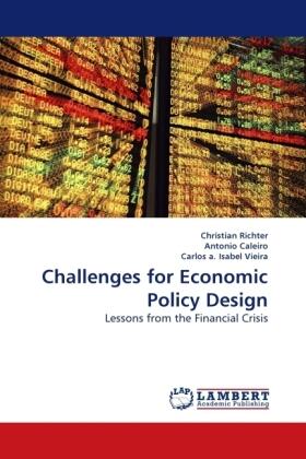 Richter / Caleiro / a. Isabel Vieira |  Challenges for Economic Policy Design | Buch |  Sack Fachmedien