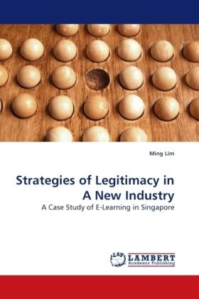 Lim |  Strategies of Legitimacy in A New Industry | Buch |  Sack Fachmedien