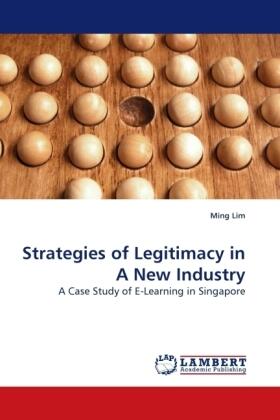 Lim | Strategies of Legitimacy in A New Industry | Buch | 978-3-8383-2970-3 | sack.de