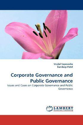 Sapovadia / Patel |  Corporate Governance and Public Governance | Buch |  Sack Fachmedien