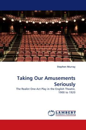 Murray |  Taking Our Amusements Seriously | Buch |  Sack Fachmedien