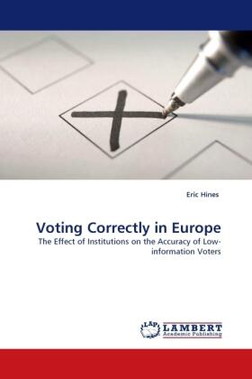 Hines |  Voting Correctly in Europe | Buch |  Sack Fachmedien