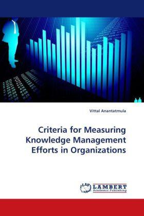 Anantatmula |  Criteria for Measuring Knowledge Management Efforts in Organizations | Buch |  Sack Fachmedien