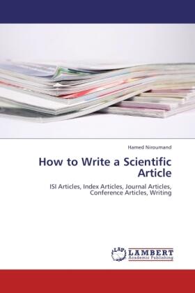Niroumand |  How to Write a Scientific Article | Buch |  Sack Fachmedien