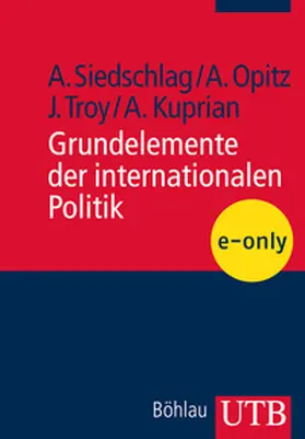 Siedschlag / Opitz / Troy |  Grundelemente der internationalen Politik | eBook | Sack Fachmedien