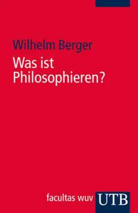 Berger | Was ist Philosophieren? | E-Book | www.sack.de