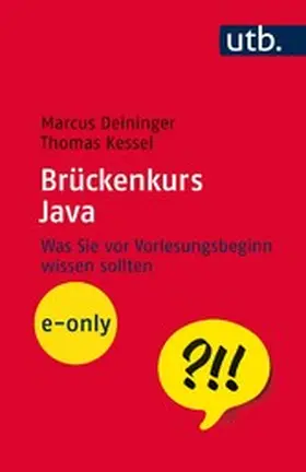 Kessel / Deininger |  Brückenkurs Java | eBook | Sack Fachmedien