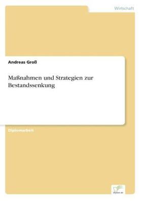 Groß |  Maßnahmen und Strategien zur Bestandssenkung | Buch |  Sack Fachmedien
