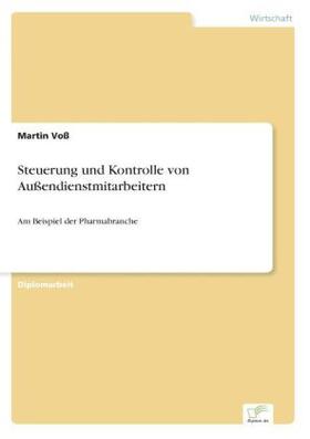 Voß |  Steuerung und Kontrolle von Außendienstmitarbeitern | Buch |  Sack Fachmedien