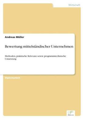 Müller |  Bewertung mittelständischer Unternehmen | Buch |  Sack Fachmedien