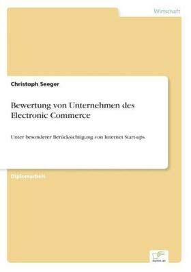 Seeger |  Bewertung von Unternehmen des Electronic Commerce | Buch |  Sack Fachmedien