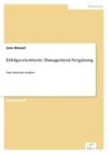 Wenzel |  Erfolgsorientierte Management-Vergütung | Buch |  Sack Fachmedien