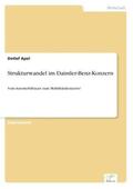 Apel |  Strukturwandel im Daimler-Benz-Konzern | Buch |  Sack Fachmedien