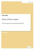 Reiter |  Wissen in Wert wandeln! | Buch |  Sack Fachmedien