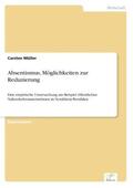 Müller |  Absentismus, Möglichkeiten zur Reduzierung | Buch |  Sack Fachmedien