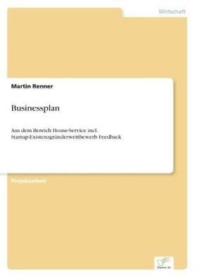 Renner |  Businessplan | Buch |  Sack Fachmedien