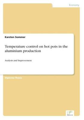 Sommer |  Temperature control on hot pots in the aluminium production | Buch |  Sack Fachmedien