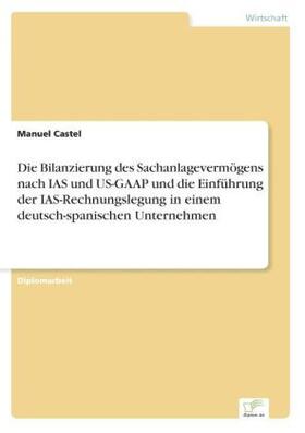 Castel |  Die Bilanzierung des Sachanlagevermögens nach IAS und US-GAAP und die Einführung der IAS-Rechnungslegung in einem deutsch-spanischen Unternehmen | Buch |  Sack Fachmedien