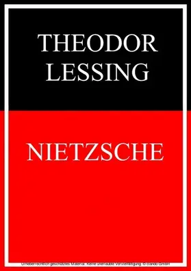 Lessing |  Nietzsche | eBook | Sack Fachmedien