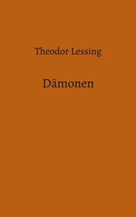 Lessing |  Dämonen | Buch |  Sack Fachmedien