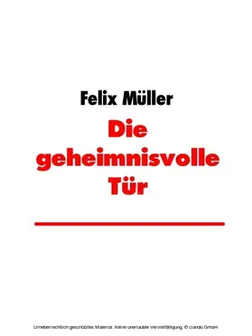 Müller |  Die geheimnisvolle Tür | eBook | Sack Fachmedien
