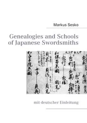 Sesko |  Genealogies and Schools of Japanese Swordsmiths | Buch |  Sack Fachmedien