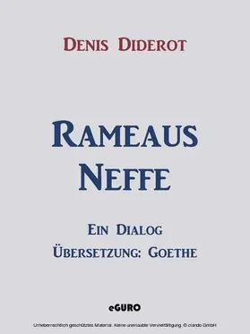 Diderot / Verlag |  Rameaus Neffe | eBook | Sack Fachmedien