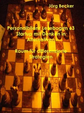 Becker |  Personalbilanz Lesebogen 63 Startup mit Denken in Alternativen | eBook | Sack Fachmedien