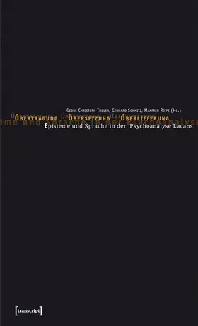 Tholen / Schmitz / Riepe |  Übertragung – Übersetzung – Überlieferung | eBook | Sack Fachmedien