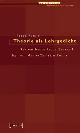 Fuchs |  Theorie als Lehrgedicht | eBook | Sack Fachmedien