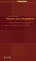 Fuchs |  Theorie als Lehrgedicht | eBook | Sack Fachmedien