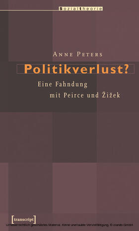Peters |  Politikverlust? | eBook | Sack Fachmedien
